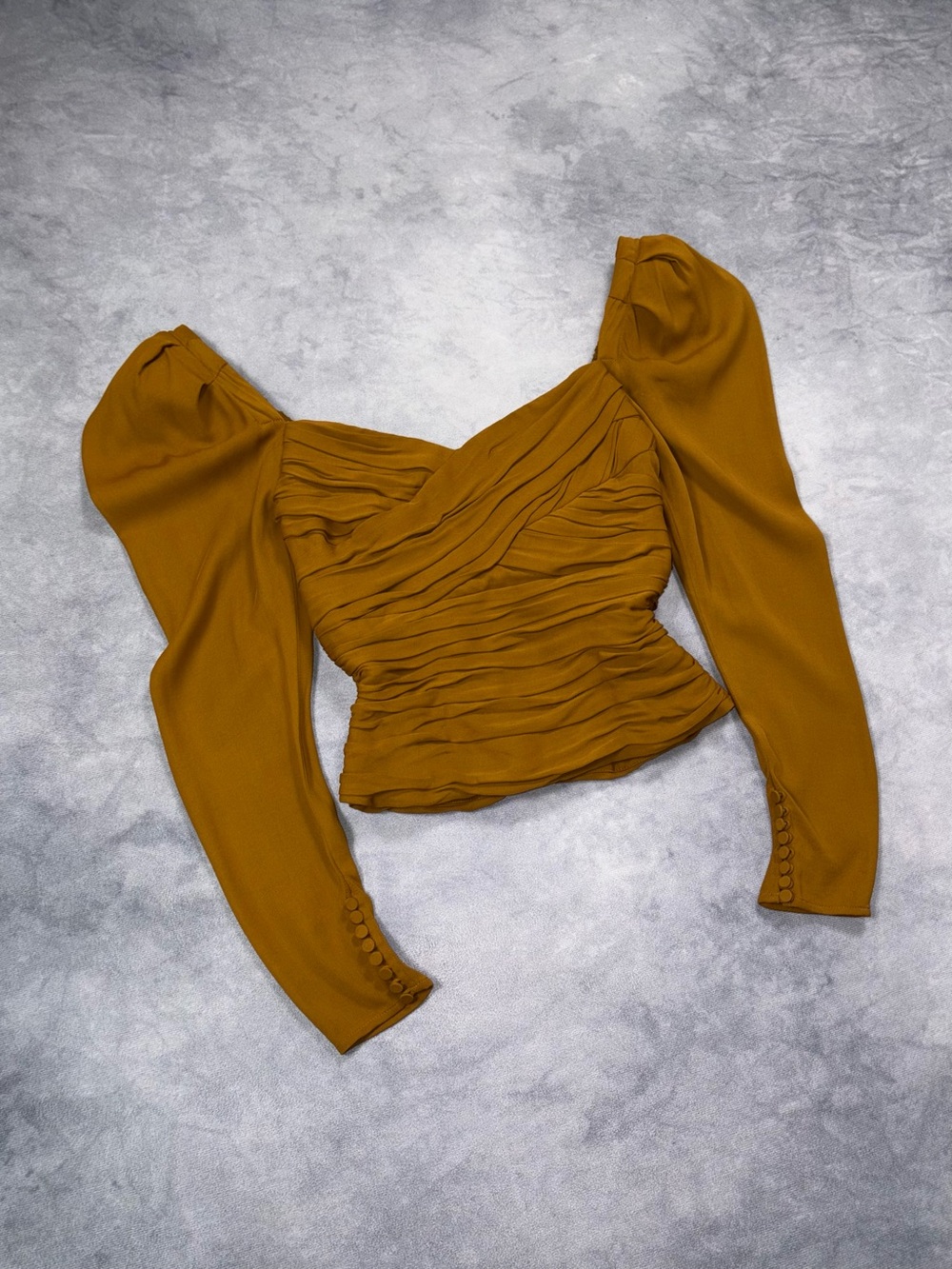 SELF PORTRAIT Crepe Y2K Luxury Casual Corset Style Top RRP500$+ - Picture 5 of 16